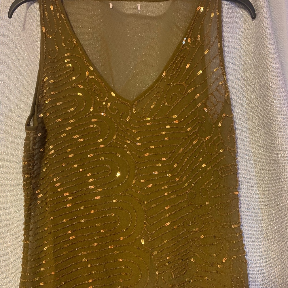 Shimmery tank top